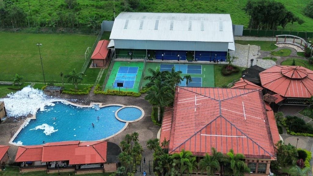 Evento social junto a las canchas